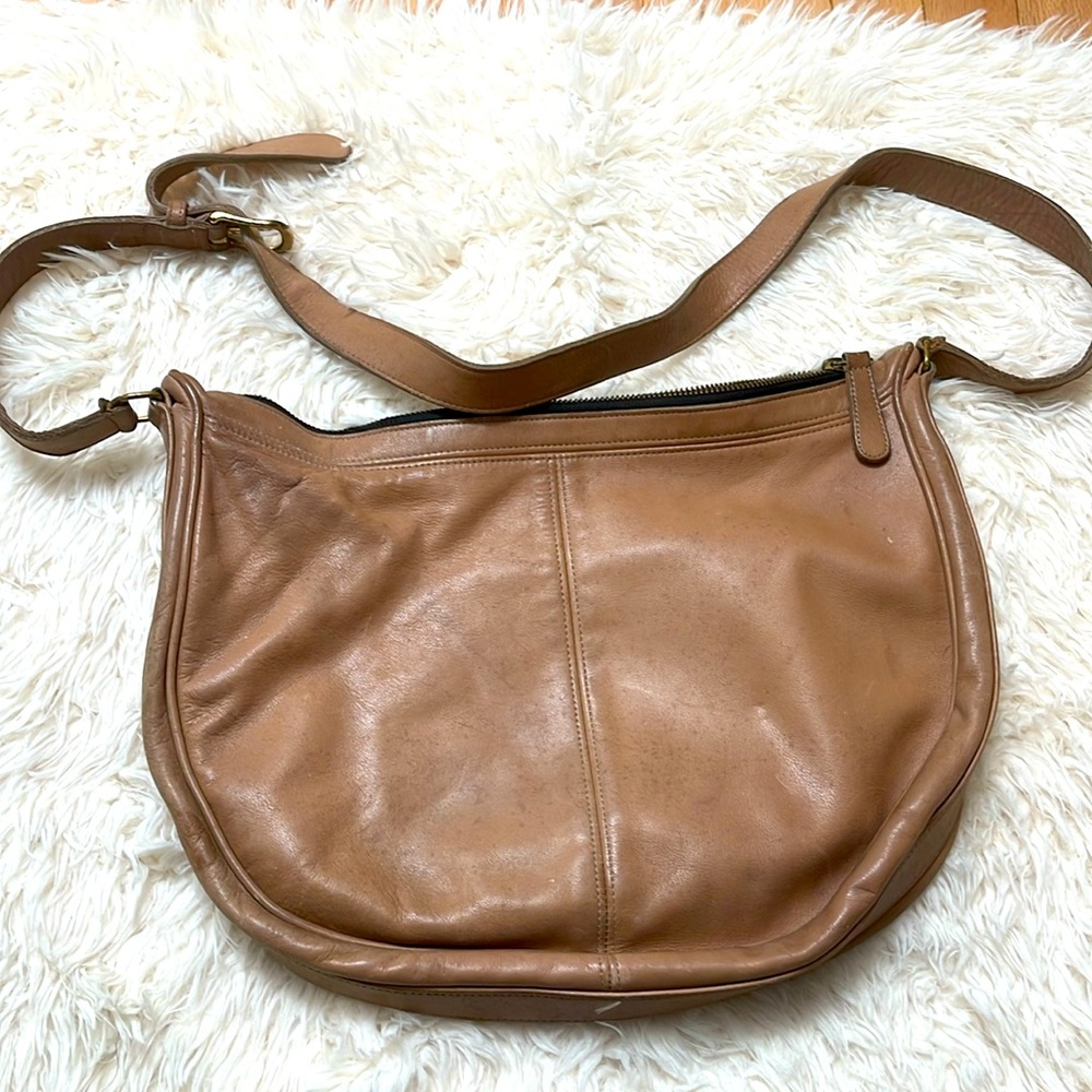 Coach leather crossbody bag